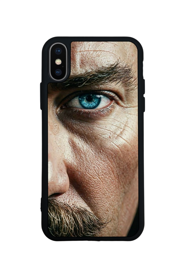 iPhone X/ XS Uyumlu Mustafa Kemal Ataturk Tasarımlı Glossy Premium Kılıf