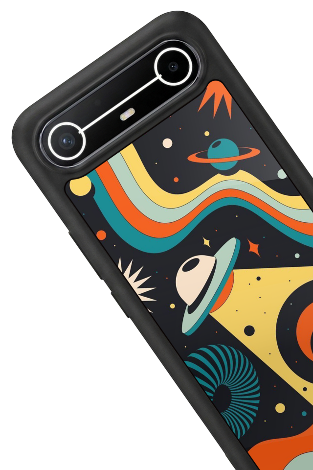 Tecno Spark Slim 5G Uyumlu Uzay Tasarımlı Glossy Premium Kılıf