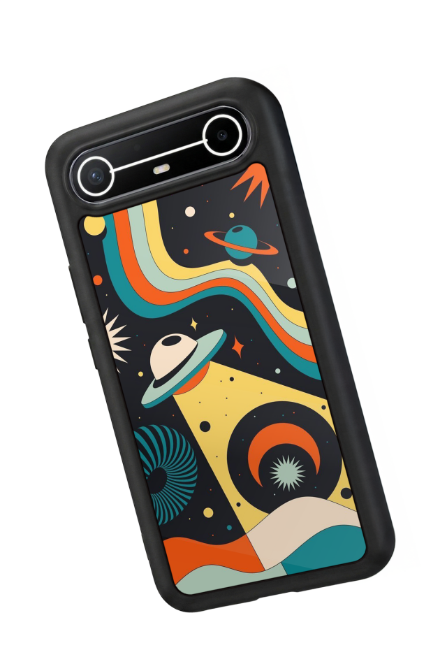 Tecno Spark Slim 5G Uyumlu Uzay Tasarımlı Glossy Premium Kılıf