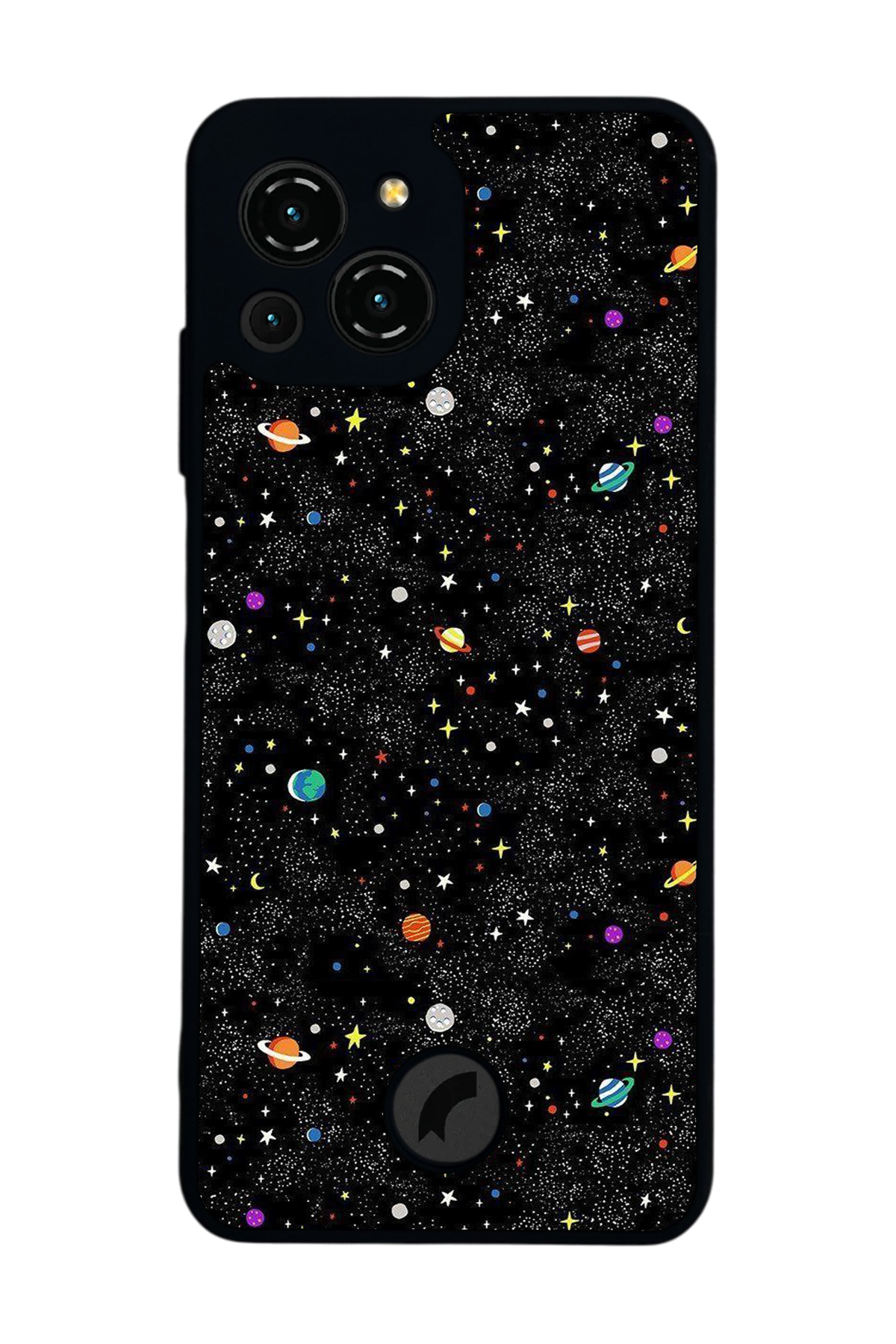 Reeder S23 Pro Max Uyumlu Uzay Tasarımlı Glossy Premium Kılıf