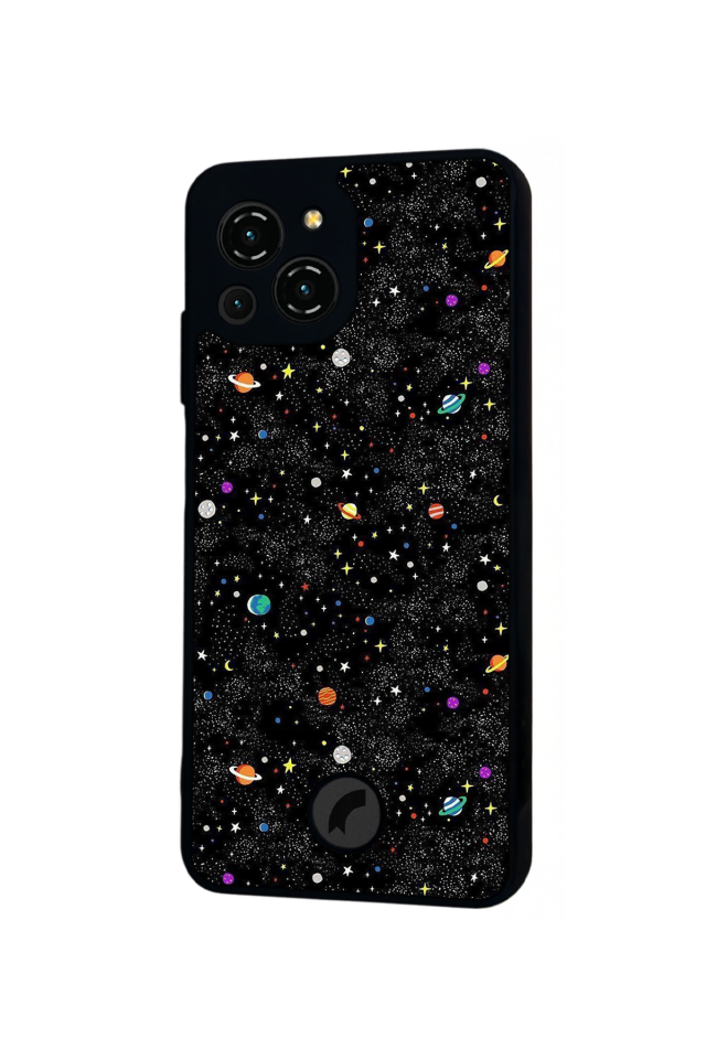 Reeder S23 Pro Max Uyumlu Uzay Tasarımlı Glossy Premium Kılıf