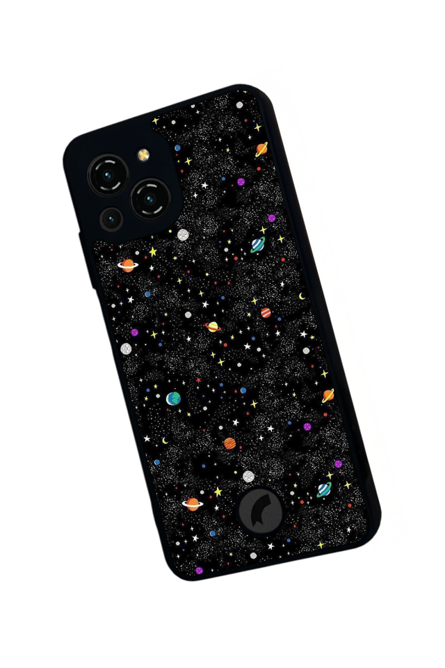 Reeder S23 Pro Max Uyumlu Uzay Tasarımlı Glossy Premium Kılıf