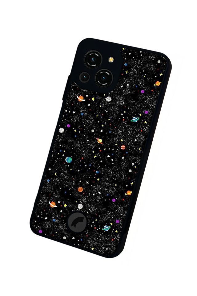 Reeder S23 Pro Max Uyumlu Uzay Tasarımlı Glossy Premium Kılıf