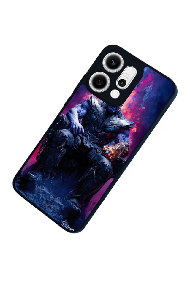 Oppo Reno 14 Uyumlu Thanos Tasarımlı Glossy Premium Kılıf