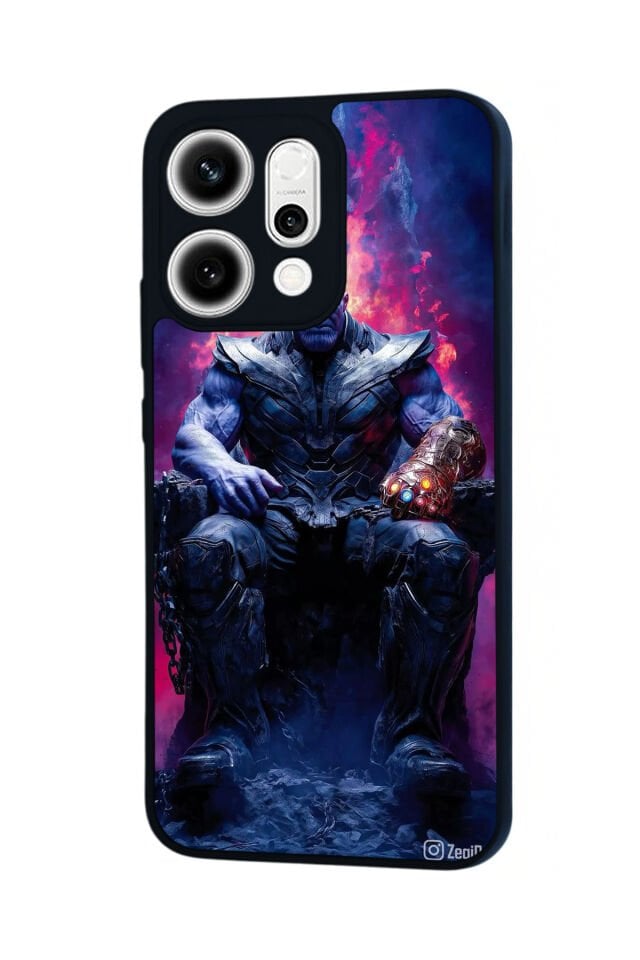 Oppo Reno 14 Uyumlu Thanos Tasarımlı Glossy Premium Kılıf