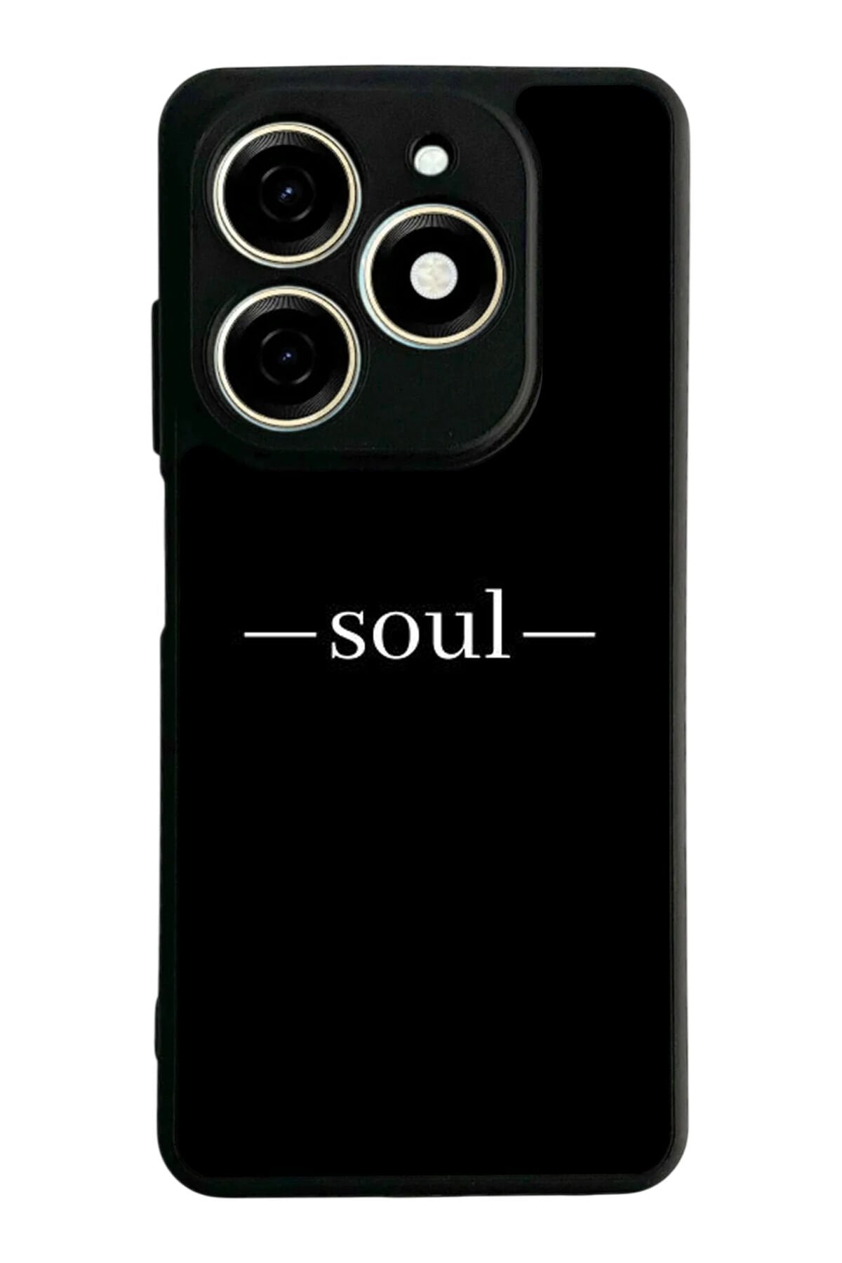 Infınıx Smart 8 Pro Uyumlu SOUL Tasarımlı Glossy Premium Kılıf