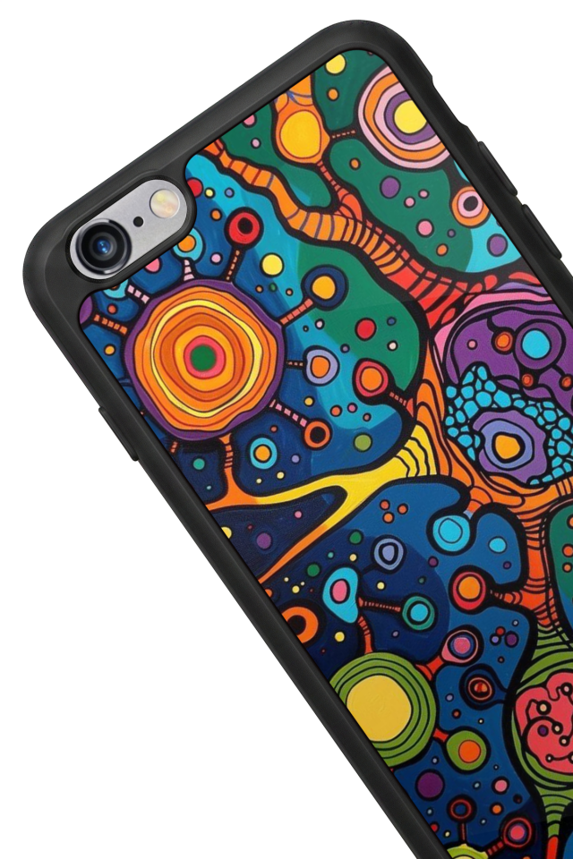 iPhone 6 Plus Uyumlu Abstract Tasarımlı Glossy Premium Kılıf