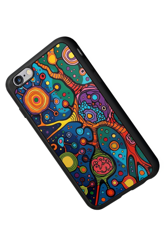 iPhone 6 Plus Uyumlu Abstract Tasarımlı Glossy Premium Kılıf