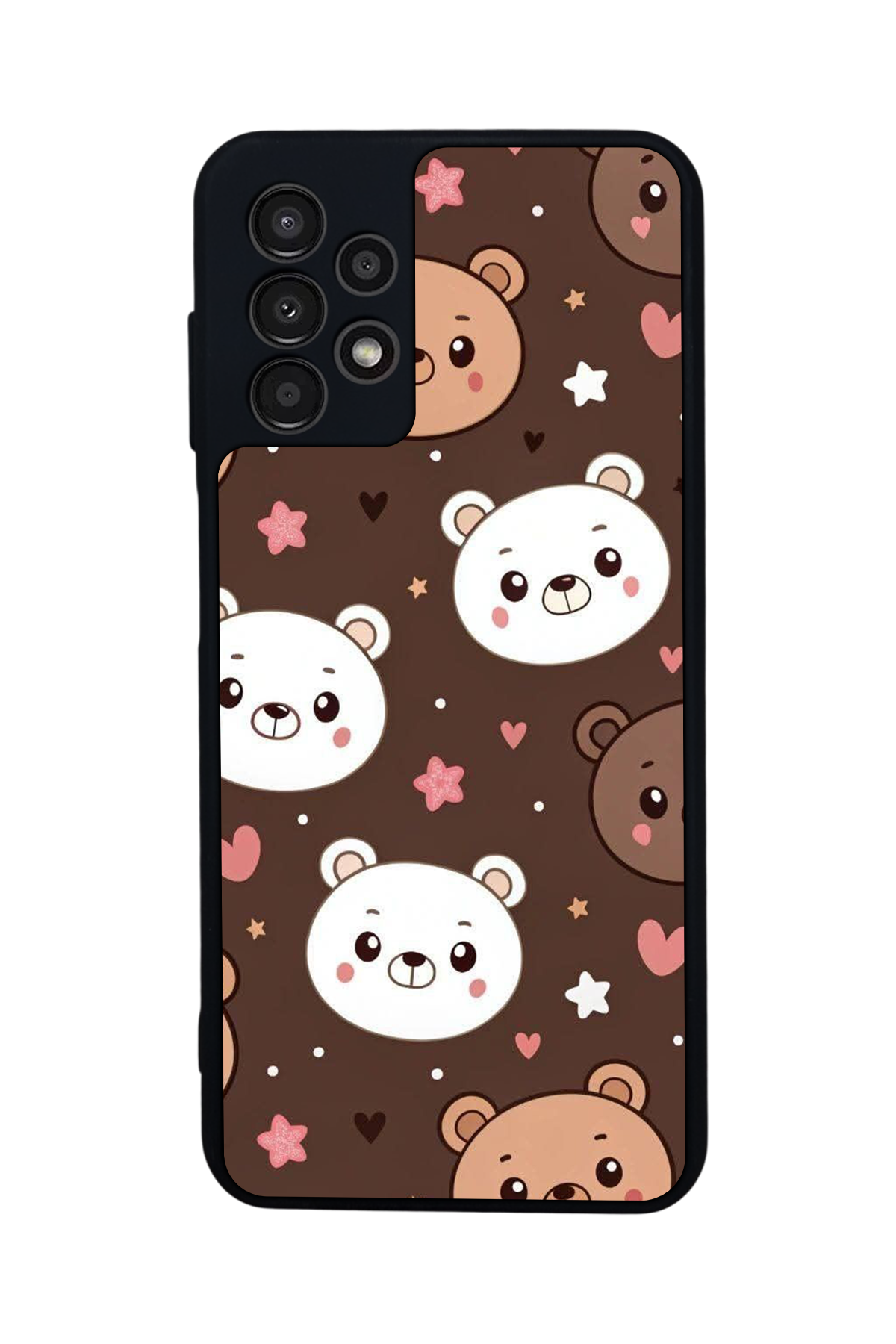 Samsung Galaxy A13 Uyumlu Ayı Tasarımlı Glossy Premium Kılıf