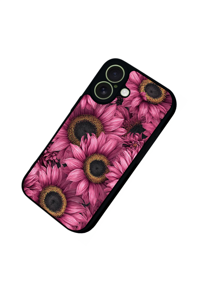 iPhone 17 Uyumlu Cicek Tasarımlı Glossy Premium Kılıf