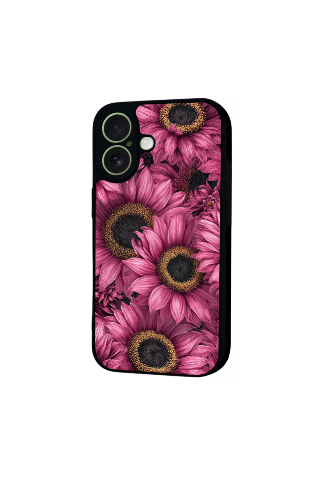 iPhone 17 Uyumlu Cicek Tasarımlı Glossy Premium Kılıf