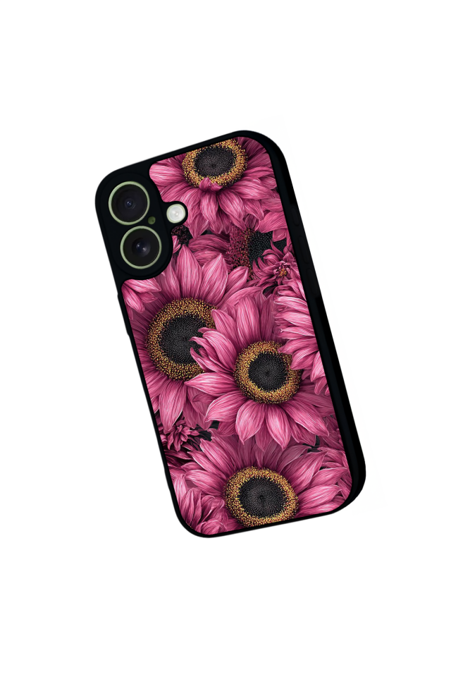iPhone 17 Uyumlu Cicek Tasarımlı Glossy Premium Kılıf