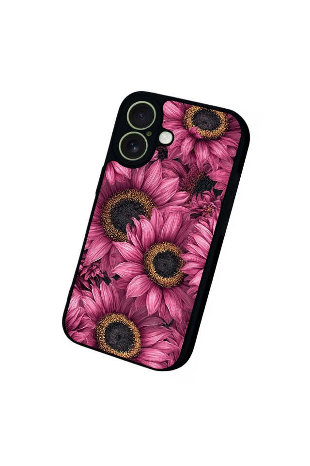 iPhone 17 Uyumlu Cicek Tasarımlı Glossy Premium Kılıf
