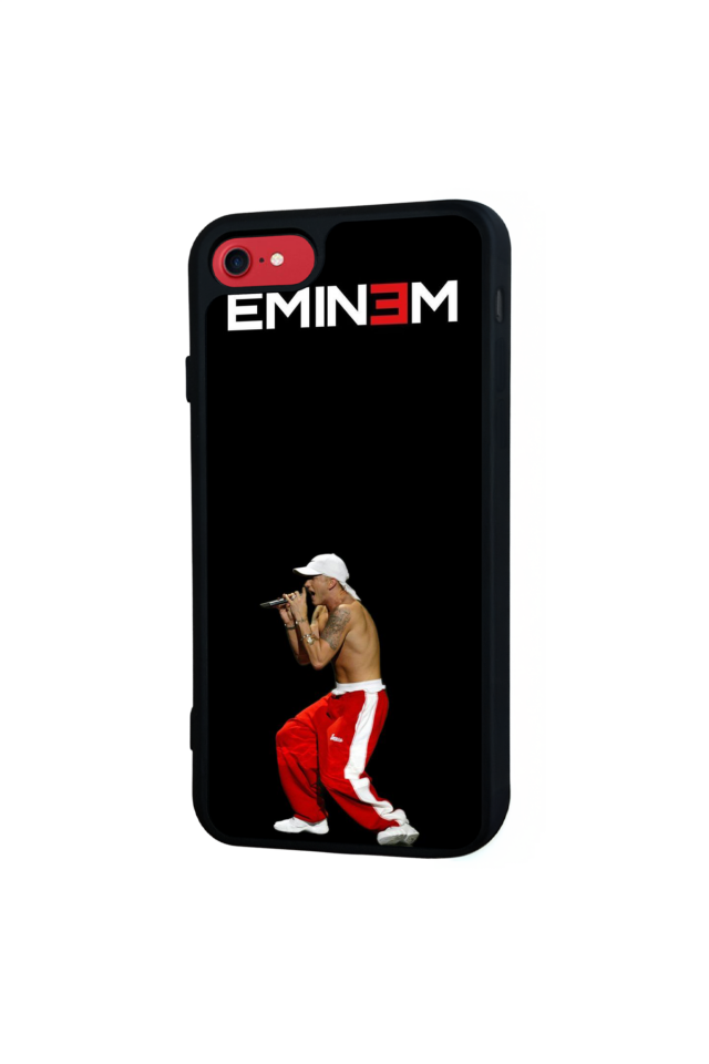 iPhone 8 Uyumlu Eminem Tasarımlı Glossy Premium Kılıf