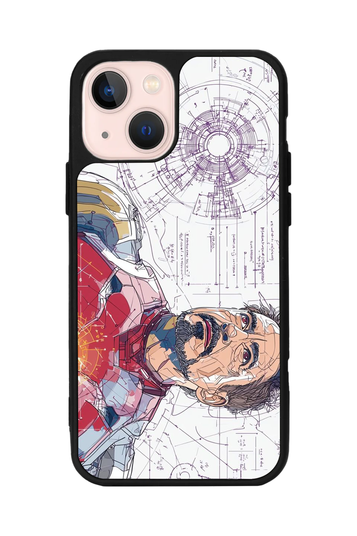 iPhone 15 Plus Uyumlu Iron Man ( Demir Adam ) Tasarımlı Glossy Premium Kılıf