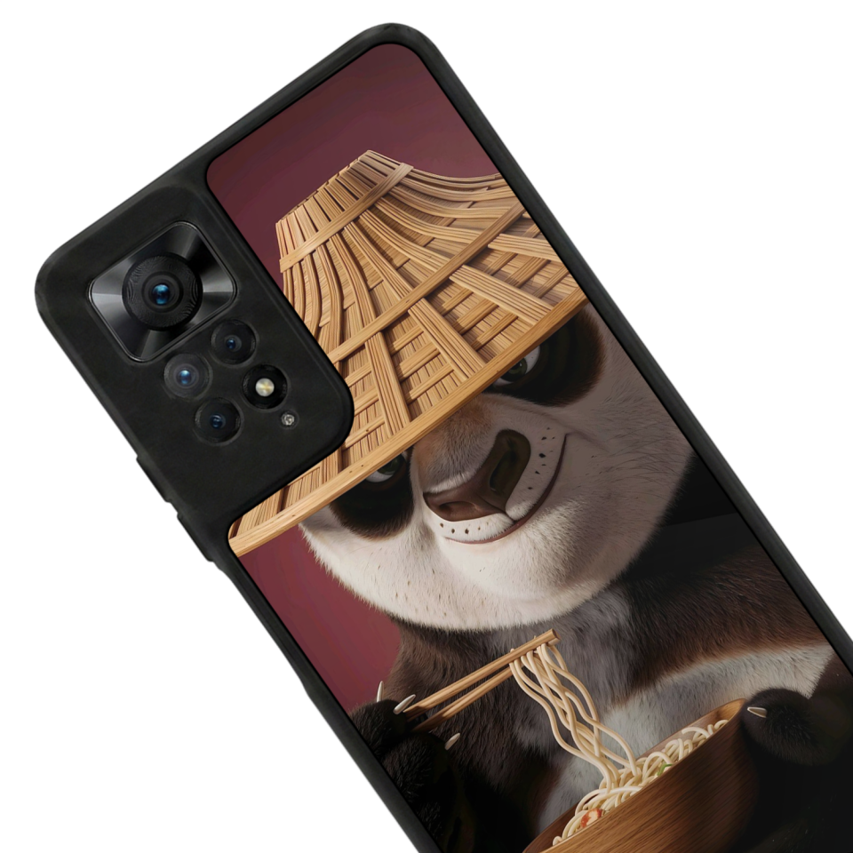 Xiaomi Redmi Note 11 Pro Uyumlu Kung Fu Panda Tasarımlı Glossy Premium Kılıf