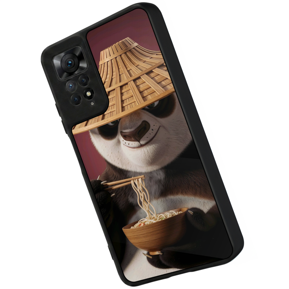 Xiaomi Redmi Note 11 Pro Uyumlu Kung Fu Panda Tasarımlı Glossy Premium Kılıf