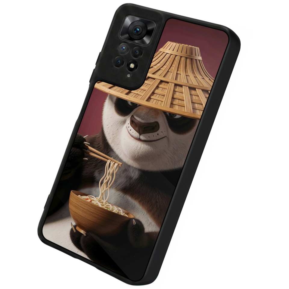 Xiaomi Redmi Note 11 Pro Uyumlu Kung Fu Panda Tasarımlı Glossy Premium Kılıf