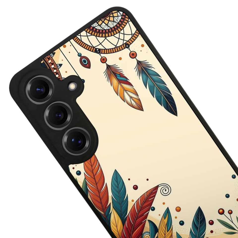 Samsung Galaxy S25 Uyumlu Mandala Tasarımlı Glossy Premium Kılıf