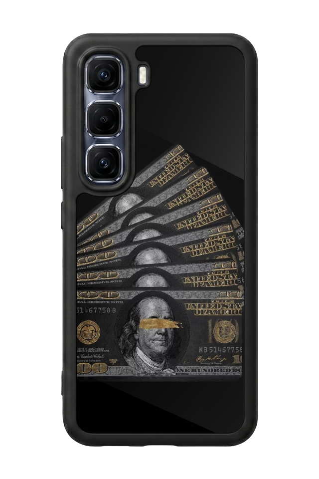 Infinix Hot 60 Pro Plus Uyumlu Para Tasarımlı Glossy Premium Kılıf