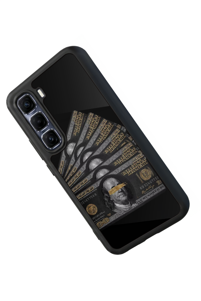 Infinix Hot 60 Pro Plus Uyumlu Para Tasarımlı Glossy Premium Kılıf
