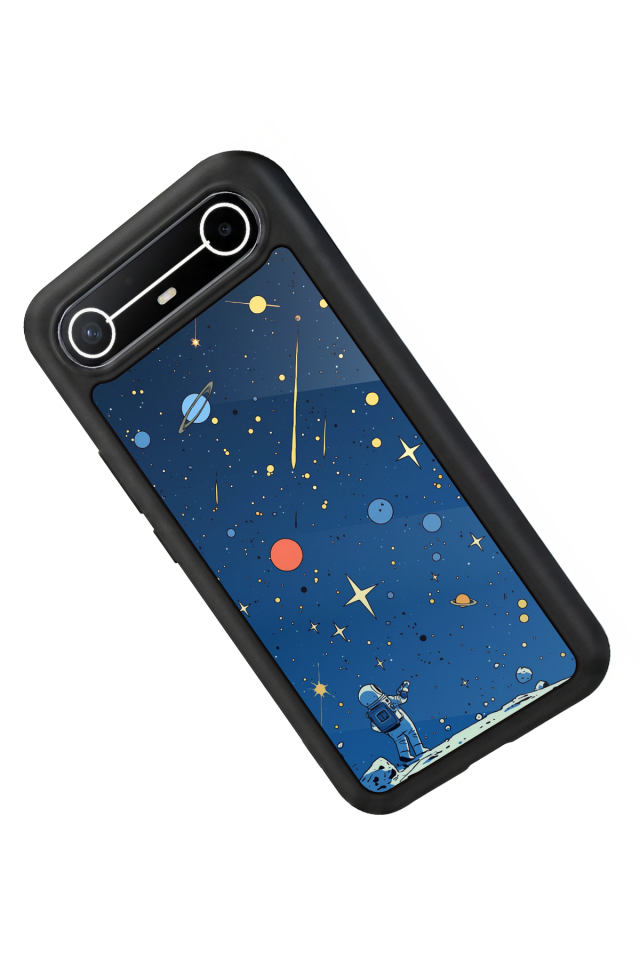 Tecno Spark Slim 5G Uyumlu Uzay Tasarımlı Glossy Premium Kılıf