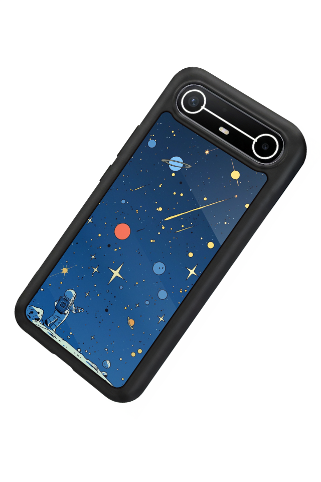 Tecno Spark Slim 5G Uyumlu Uzay Tasarımlı Glossy Premium Kılıf