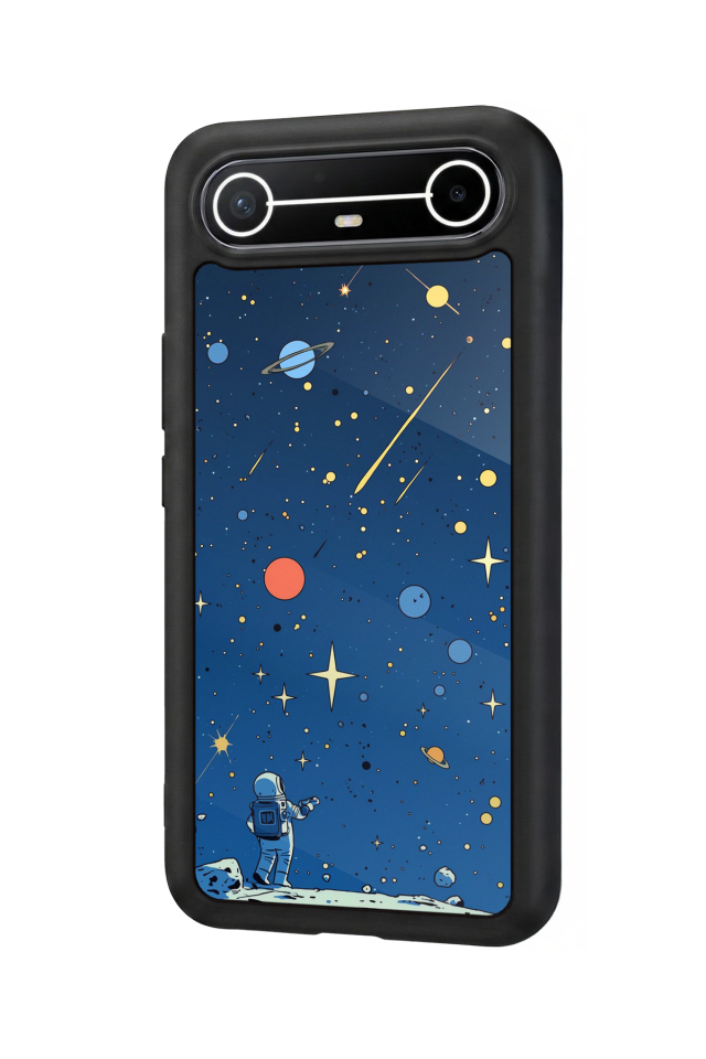 Tecno Spark Slim 5G Uyumlu Uzay Tasarımlı Glossy Premium Kılıf
