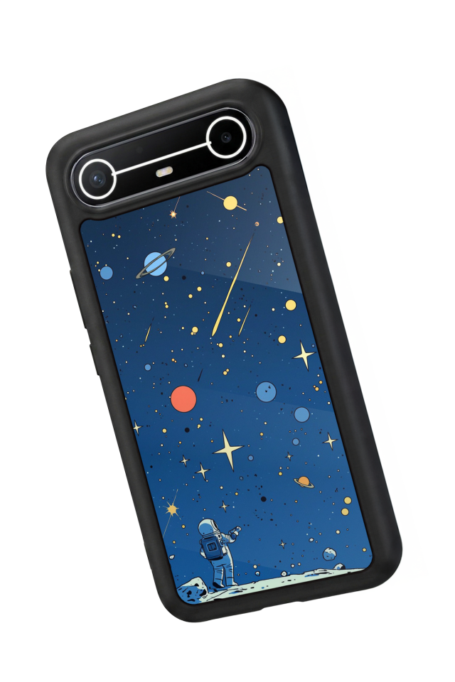 Tecno Spark Slim 5G Uyumlu Uzay Tasarımlı Glossy Premium Kılıf