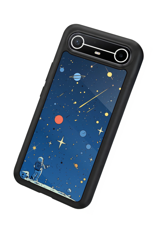 Tecno Spark Slim 5G Uyumlu Uzay Tasarımlı Glossy Premium Kılıf