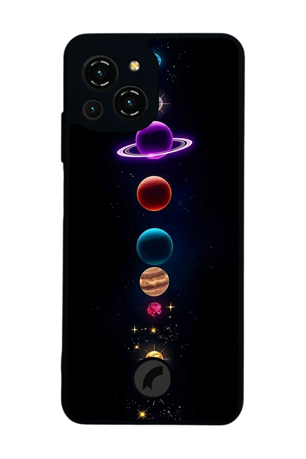 Reeder S23 Pro Max Uyumlu Uzay Tasarımlı Glossy Premium Kılıf