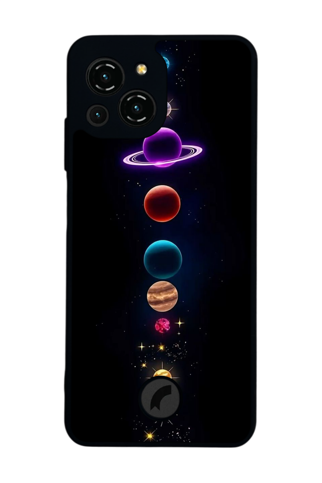 Reeder S23 Pro Max Uyumlu Uzay Tasarımlı Glossy Premium Kılıf