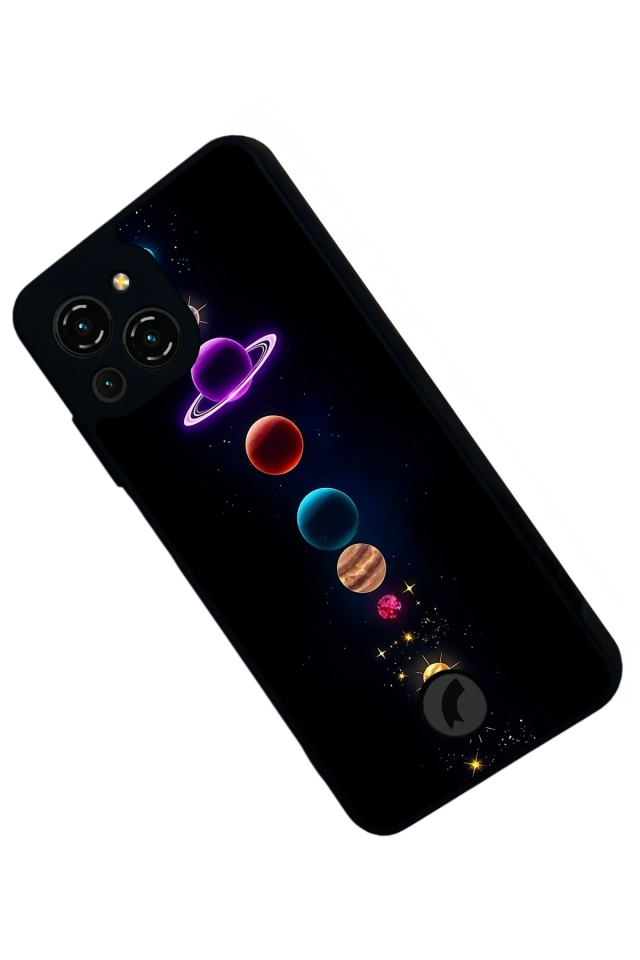 Reeder S23 Pro Max Uyumlu Uzay Tasarımlı Glossy Premium Kılıf