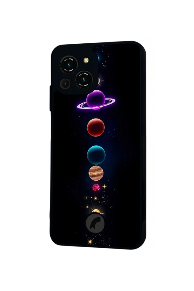 Reeder S23 Pro Max Uyumlu Uzay Tasarımlı Glossy Premium Kılıf