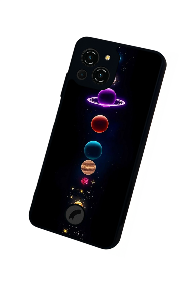 Reeder S23 Pro Max Uyumlu Uzay Tasarımlı Glossy Premium Kılıf