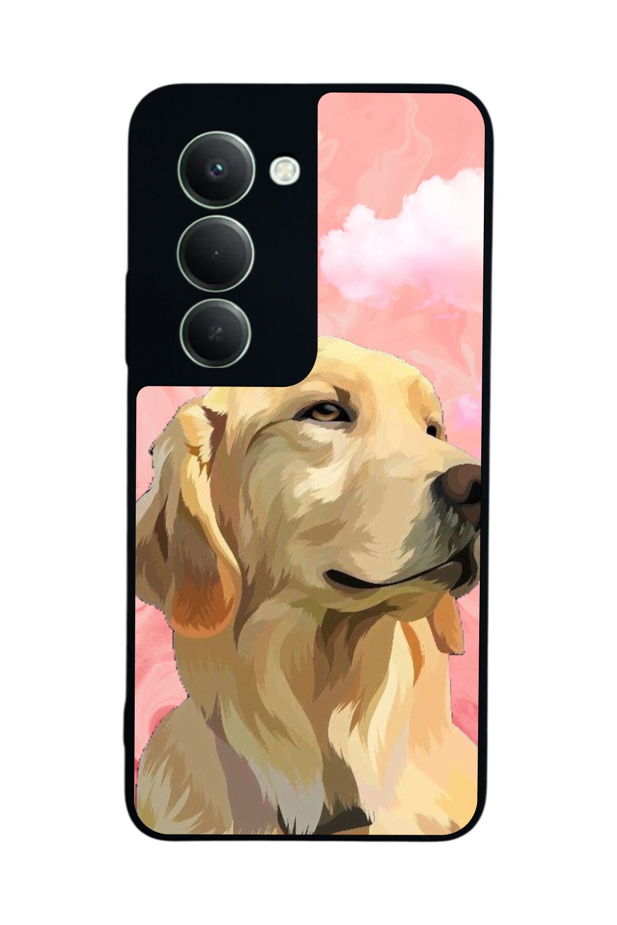 Xiaomi Redmi 15 5G Uyumlu Golden Kopek Tasarımlı Glossy Premium Kılıf