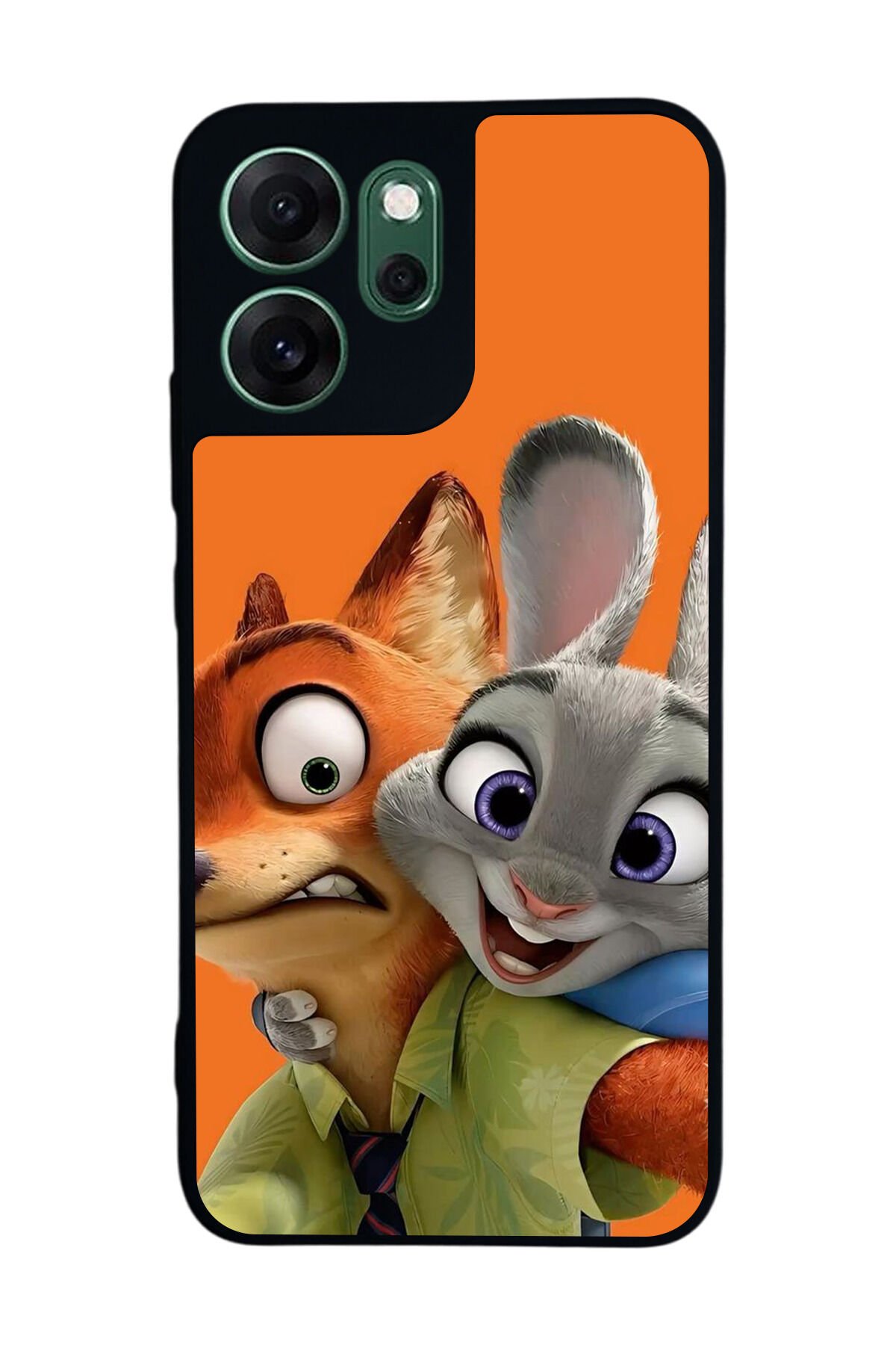 Oppo Reno 14F Uyumlu Zootropolis Tasarımlı Glossy Premium Kılıf