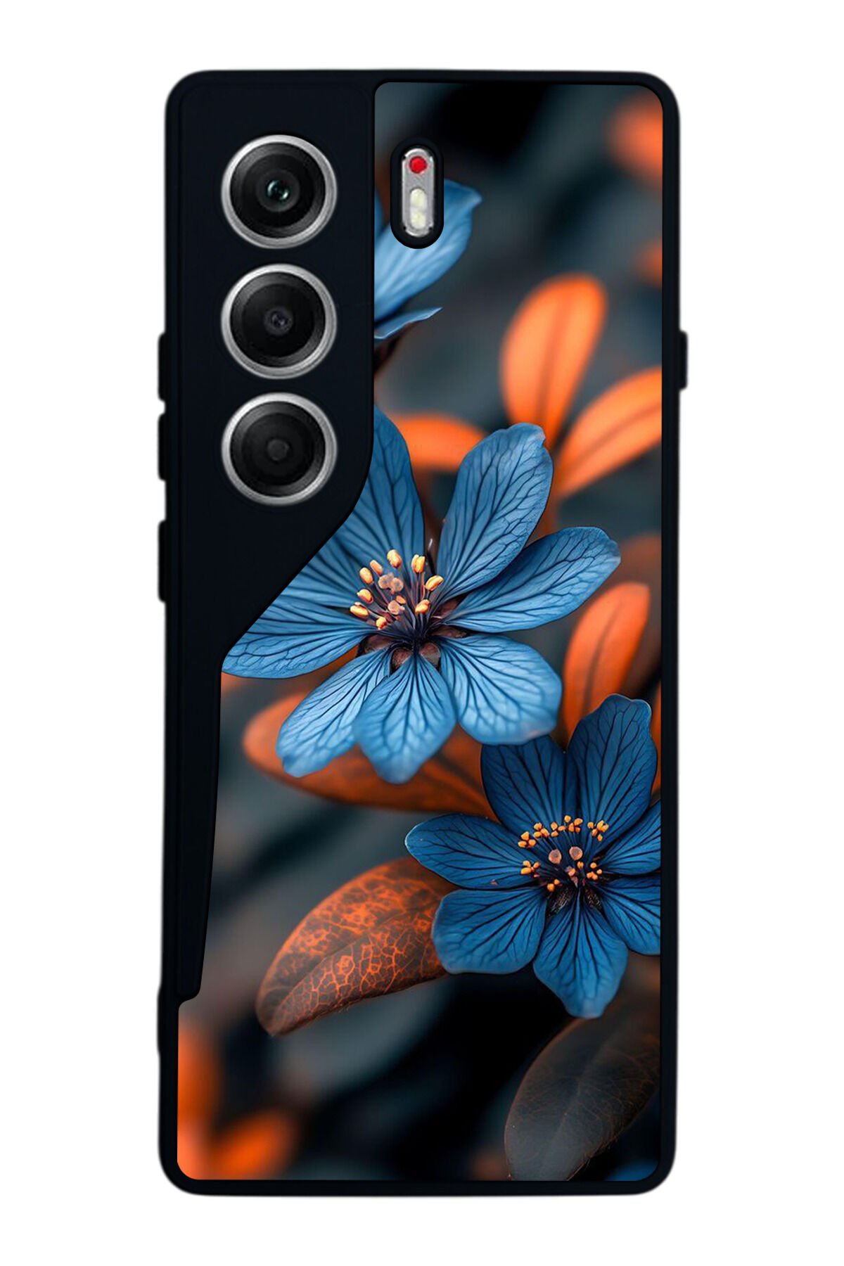 Tecno Camon 40 Uyumlu Cicek Tasarımlı Glossy Premium Kılıf