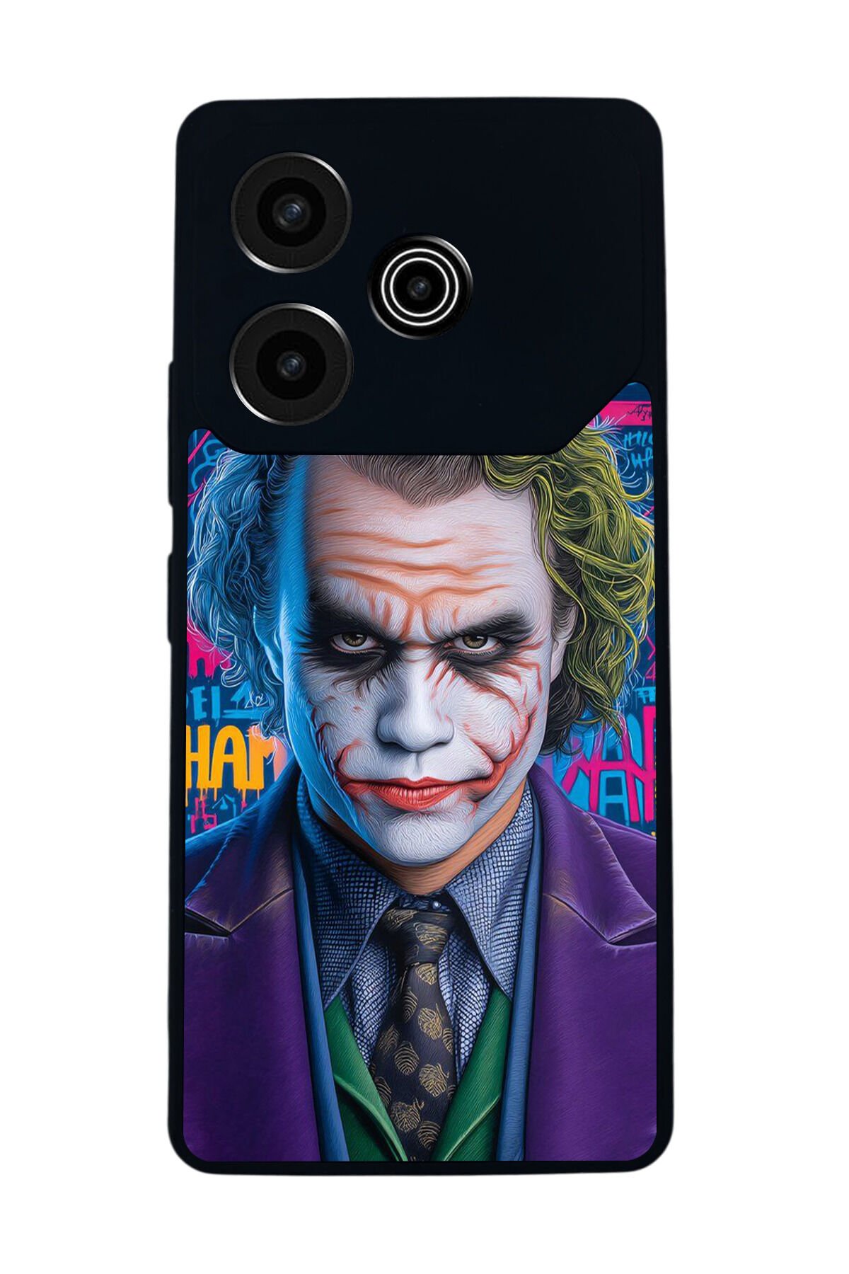 Tecno Pova 6 Uyumlu Joker Tasarımlı Glossy Premium Kılıf