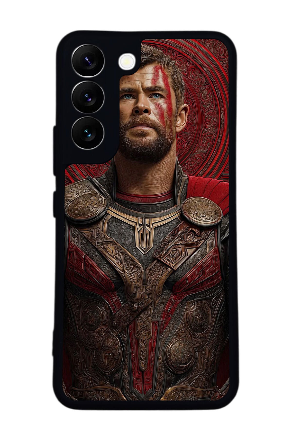 Samsung Galaxy S22 Uyumlu Thor Tasarımlı Glossy Premium Kılıf