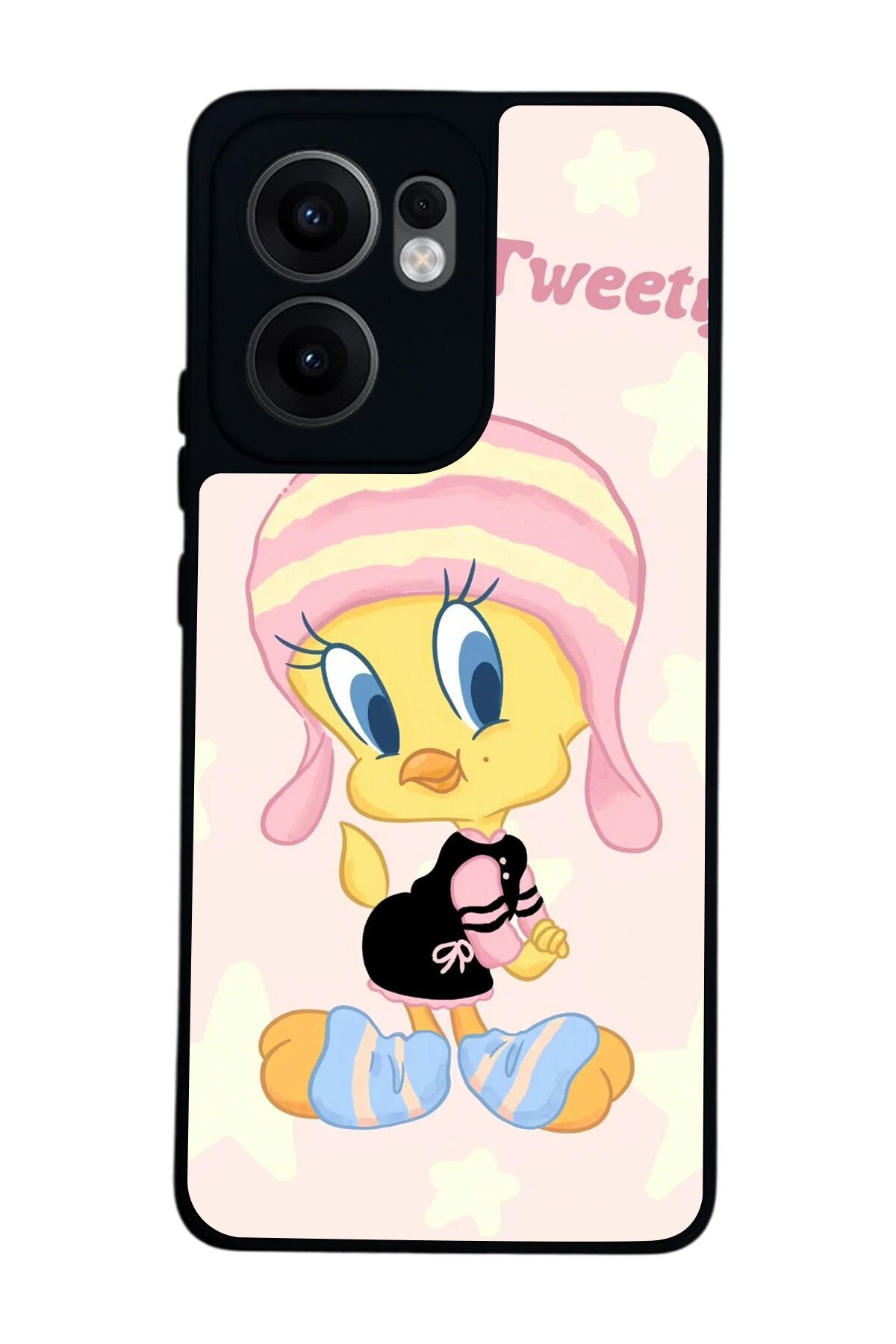 Oppo Reno 13F Uyumlu Tweety Tasarımlı Glossy Premium Kılıf
