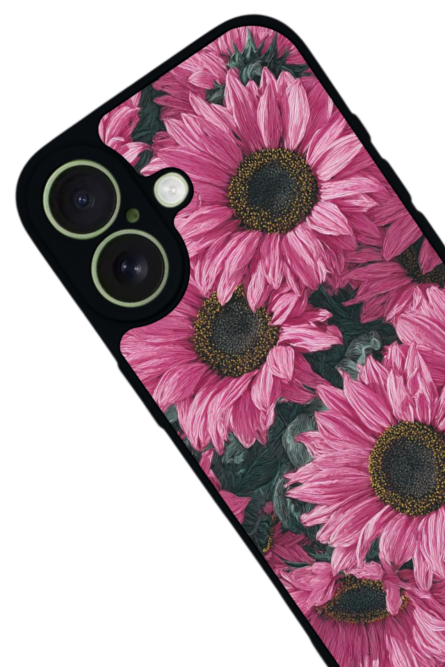 iPhone 17 Uyumlu Cicek Tasarımlı Glossy Premium Kılıf
