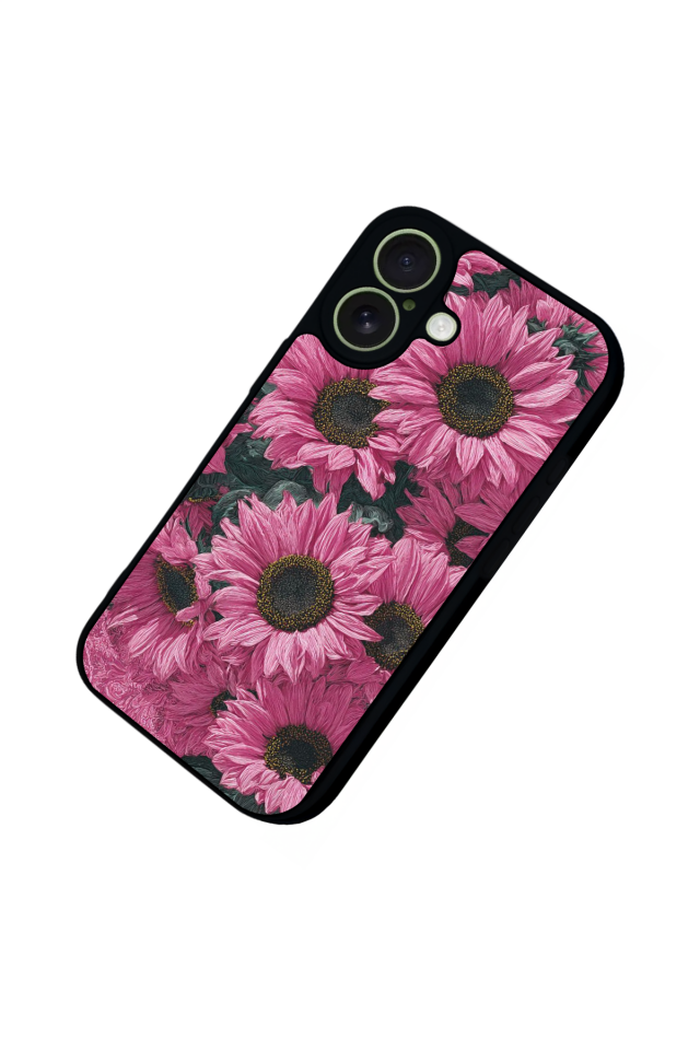 iPhone 17 Uyumlu Cicek Tasarımlı Glossy Premium Kılıf