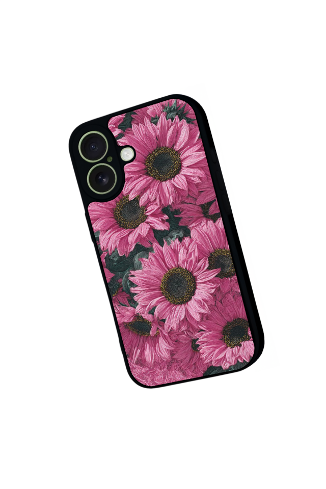 iPhone 17 Uyumlu Cicek Tasarımlı Glossy Premium Kılıf