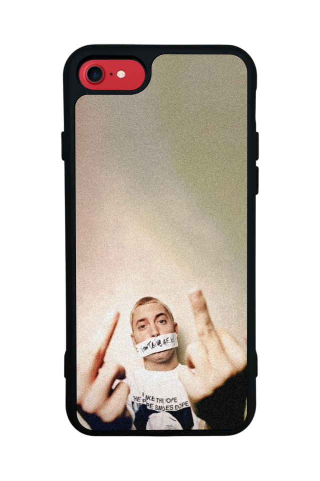 iPhone 8 Uyumlu Eminem Tasarımlı Glossy Premium Kılıf
