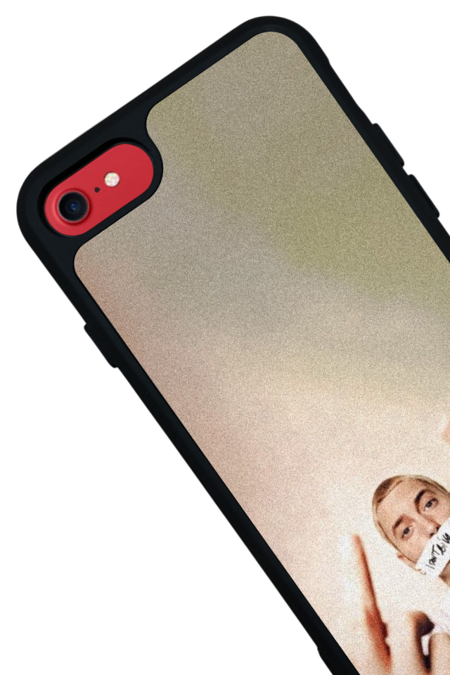 iPhone 8 Uyumlu Eminem Tasarımlı Glossy Premium Kılıf