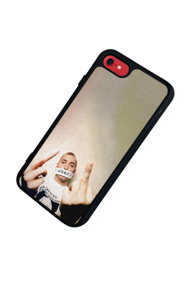 iPhone 8 Uyumlu Eminem Tasarımlı Glossy Premium Kılıf