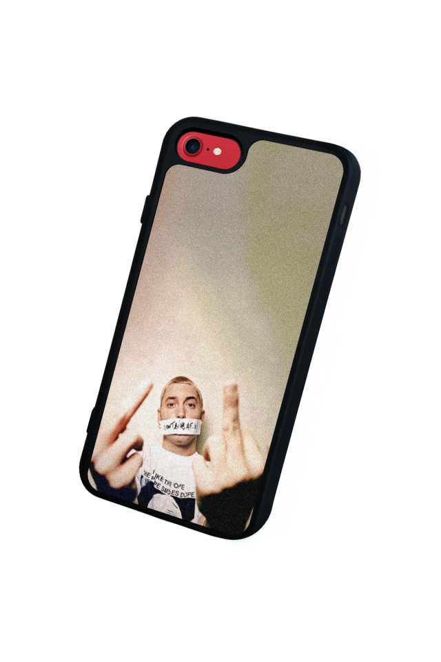 iPhone 8 Uyumlu Eminem Tasarımlı Glossy Premium Kılıf