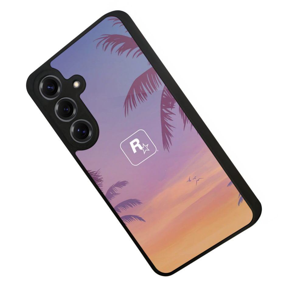 Samsung Galaxy S25 Uyumlu GTA Tasarımlı Glossy Premium Kılıf