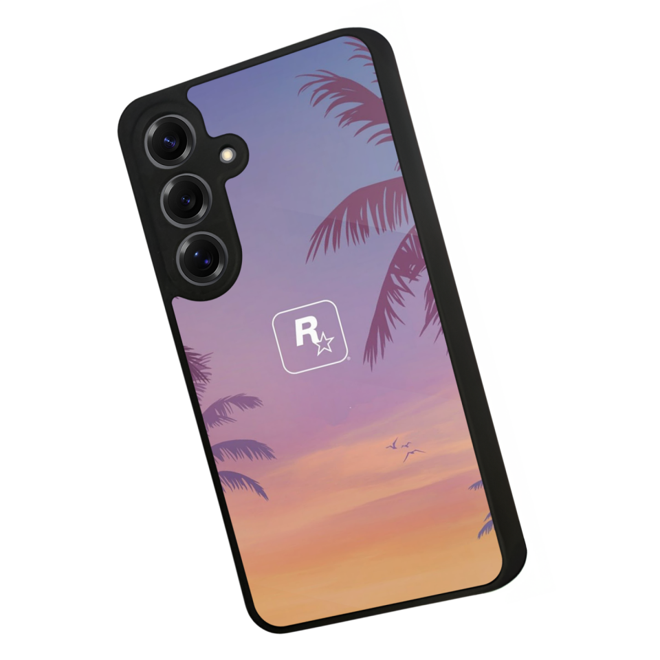 Samsung Galaxy S25 Uyumlu GTA Tasarımlı Glossy Premium Kılıf